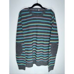 Sol Alpaca Striped Sweater size XXL